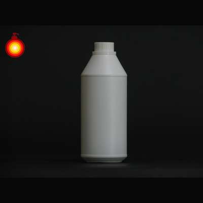 1000ml White HDPE bottle for fertilizer chemical with screw cap